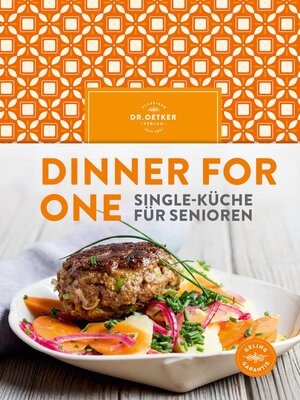 cover image of Dinner for one